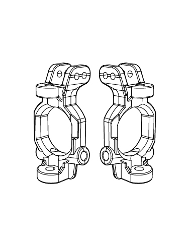 Поворотный кулак для MJX 1/7 (P73230A)
