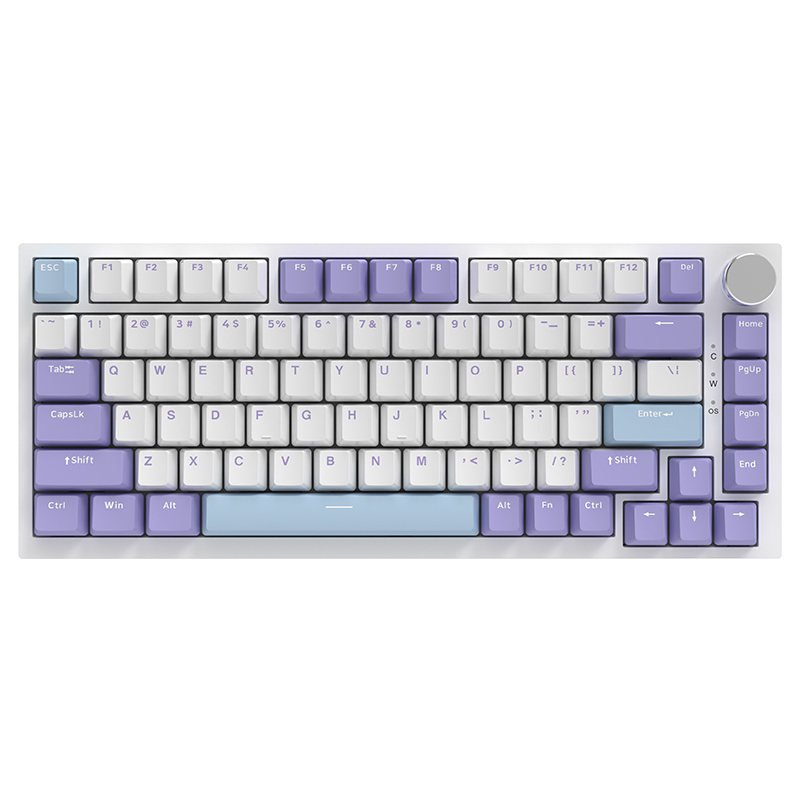 Проводная игровая клавиатура AJAZZ AK820 MAX Magnetic Switches (фиолетовый/белый/синий)