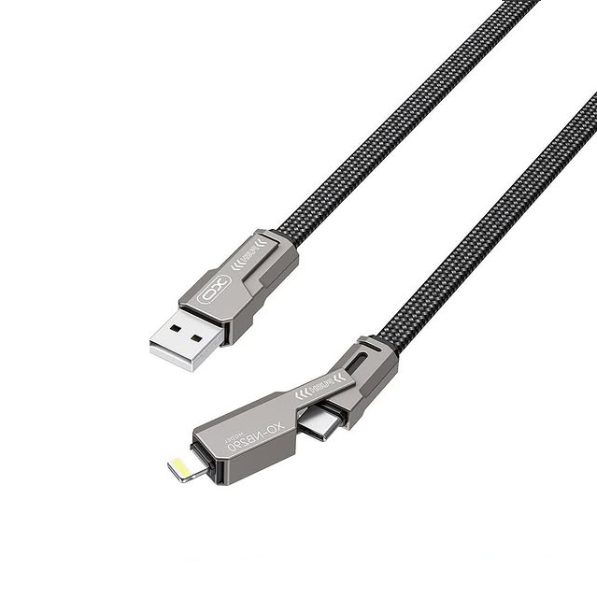 Кабель для телефона 4 в 1 (USB A - Type-C; Type-C - Lightning) NB290