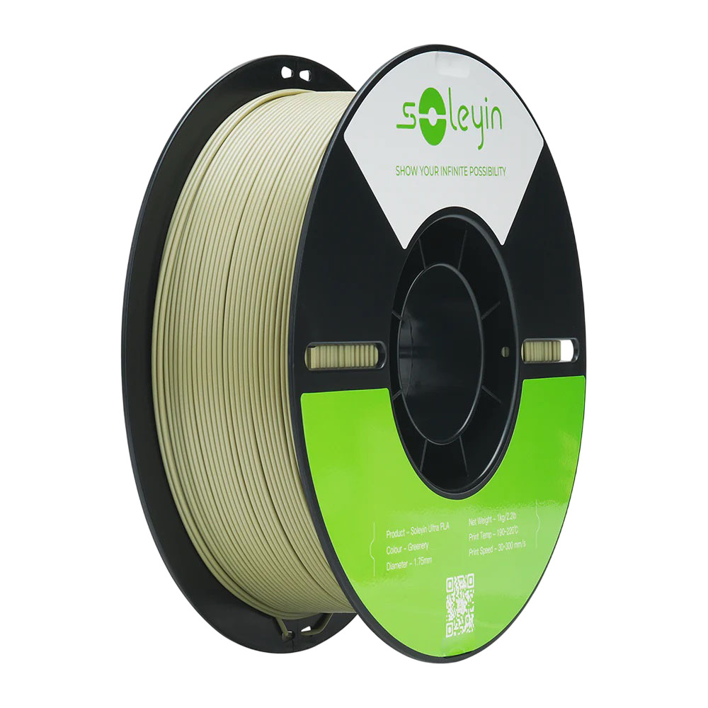 Филамент Creality PLA Soleyin Ultra, 1.75 мм, 1 кг, ботанический зеленый
