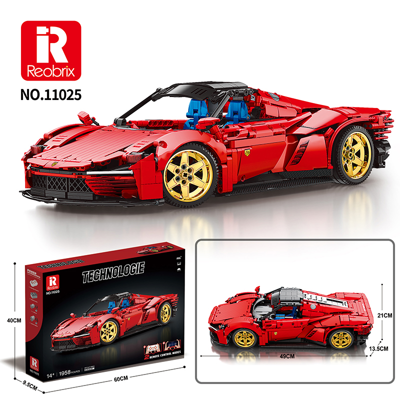 Конструктор на радиоуправлении Гоночный автомобиль Reobrix 11025-D Daytona Sp3