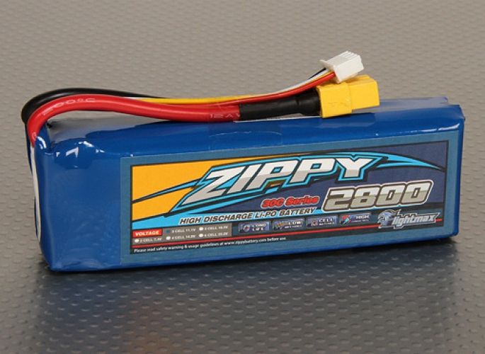Литиевый аккумулятор Zippy 2800mAh 3S (30C)