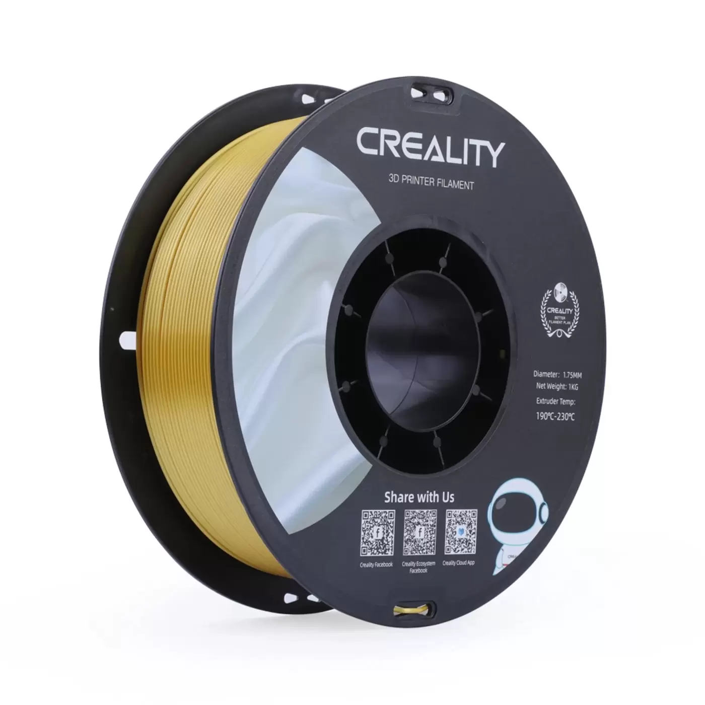 Филамент Creality Hyper PLA Gold 1.75 1KG