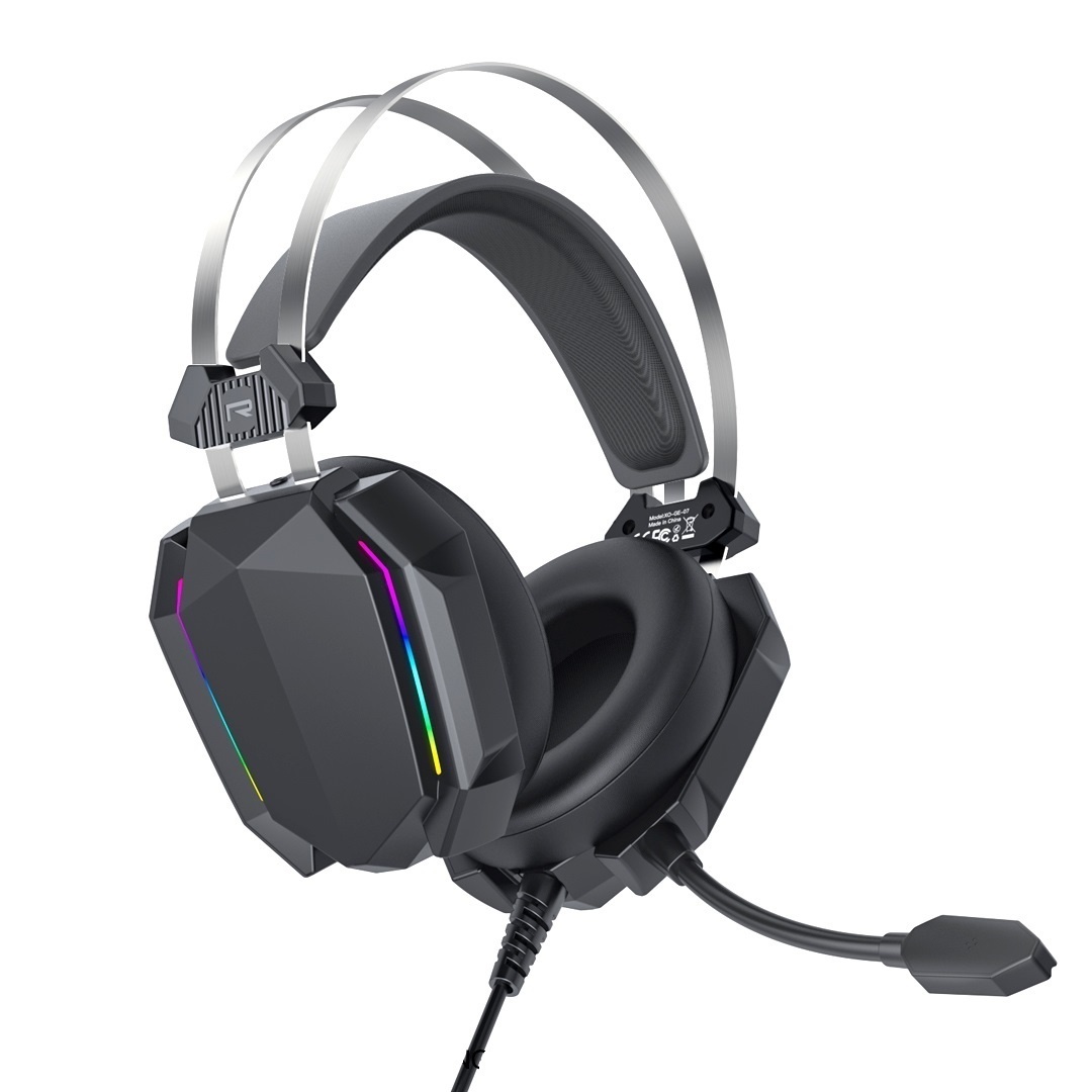 Игровые наушники с RGB-подсветкой и микрофоном GE-07