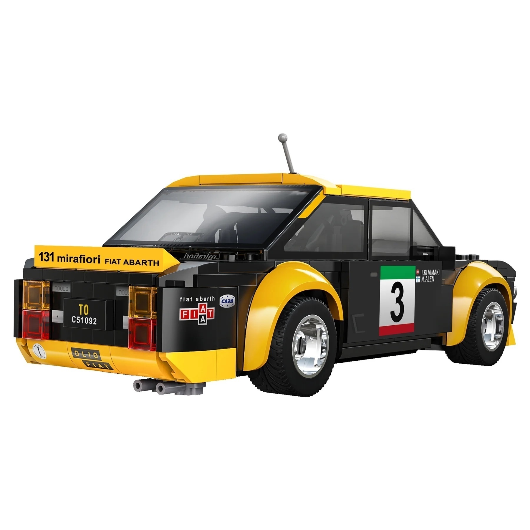 Радиоуправляемый конструктор CaDa автомобиль ралли Fiat Abarth C51092W