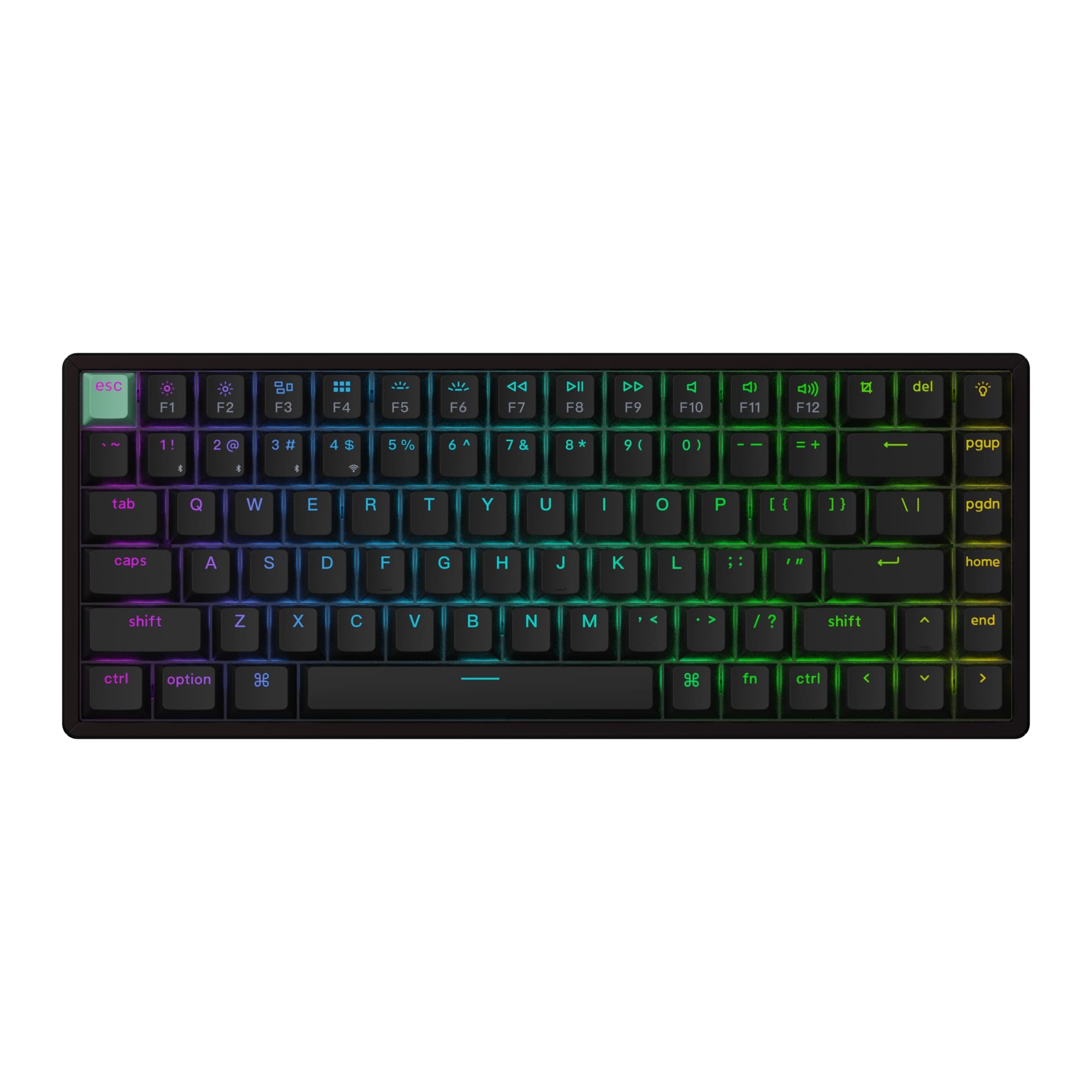 Компьютерная клавиатура Keychron K2 HE RGB Nebula Switch (K2H-J1-RU) черная