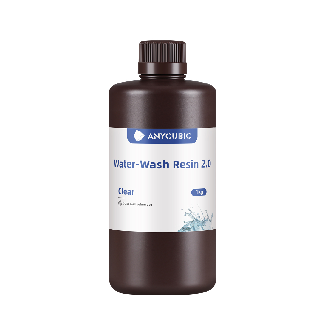 Фотополимерная смола Anycubic Water-wash 2.0, 1 л, прозрачный