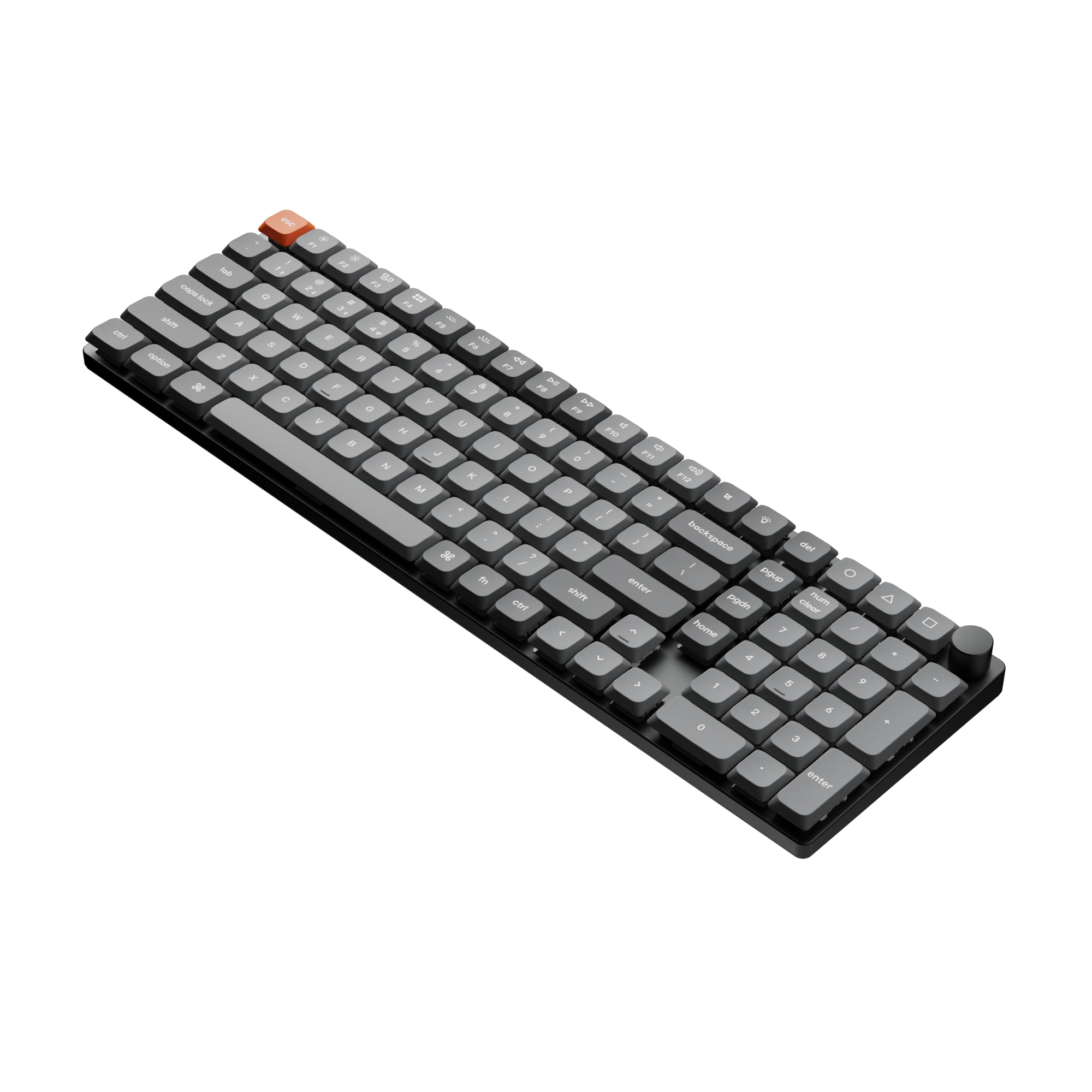 Компьютерная клавиатура Keychron K17 Max RGB Gateron Brown Switch (K17M-B3) черная