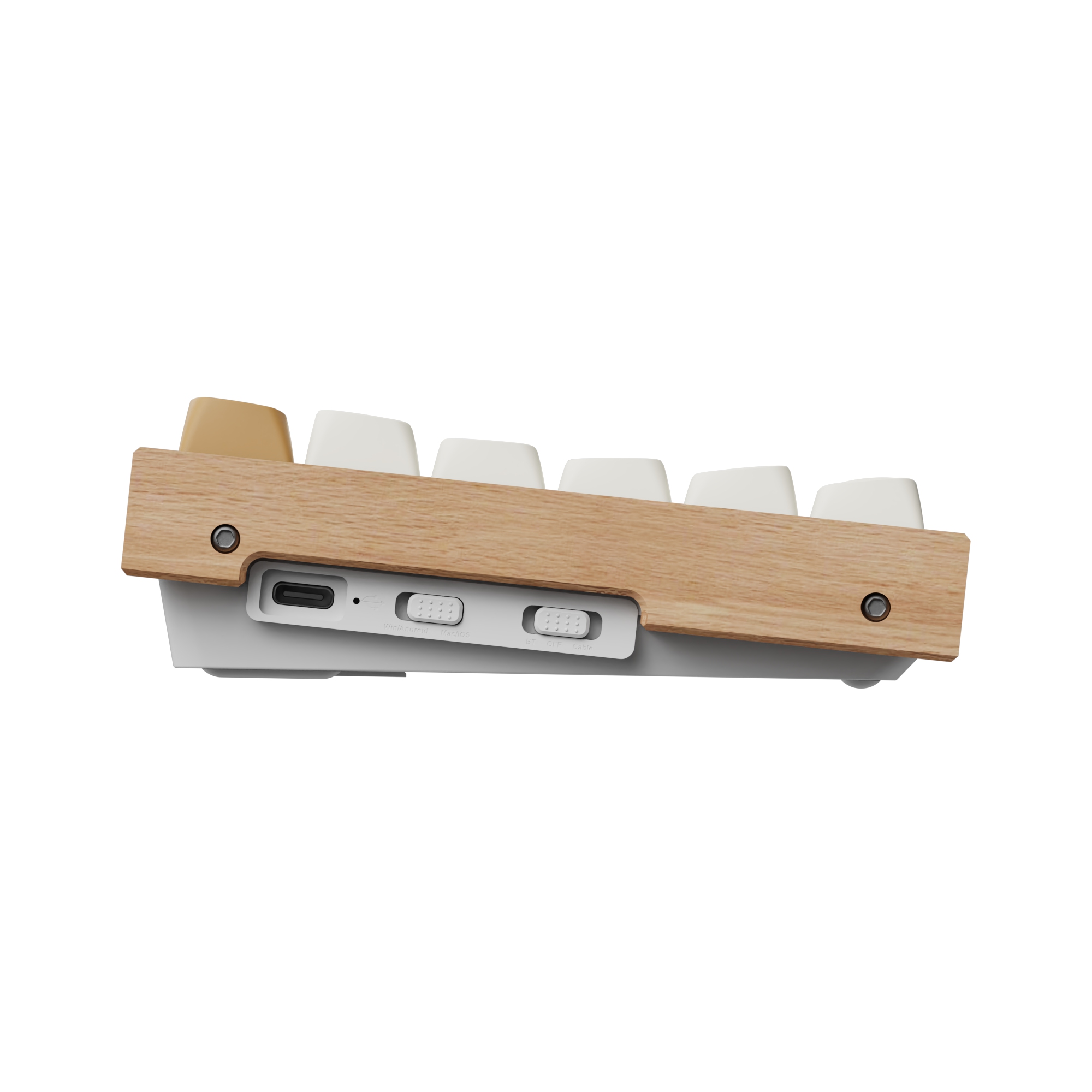Беспроводная игровая клавиатура Keychron K2 HE Nebula Switch (белый)