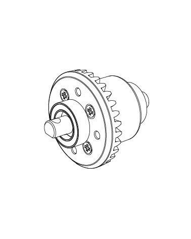 Диференциал в сборе для MJX 14210