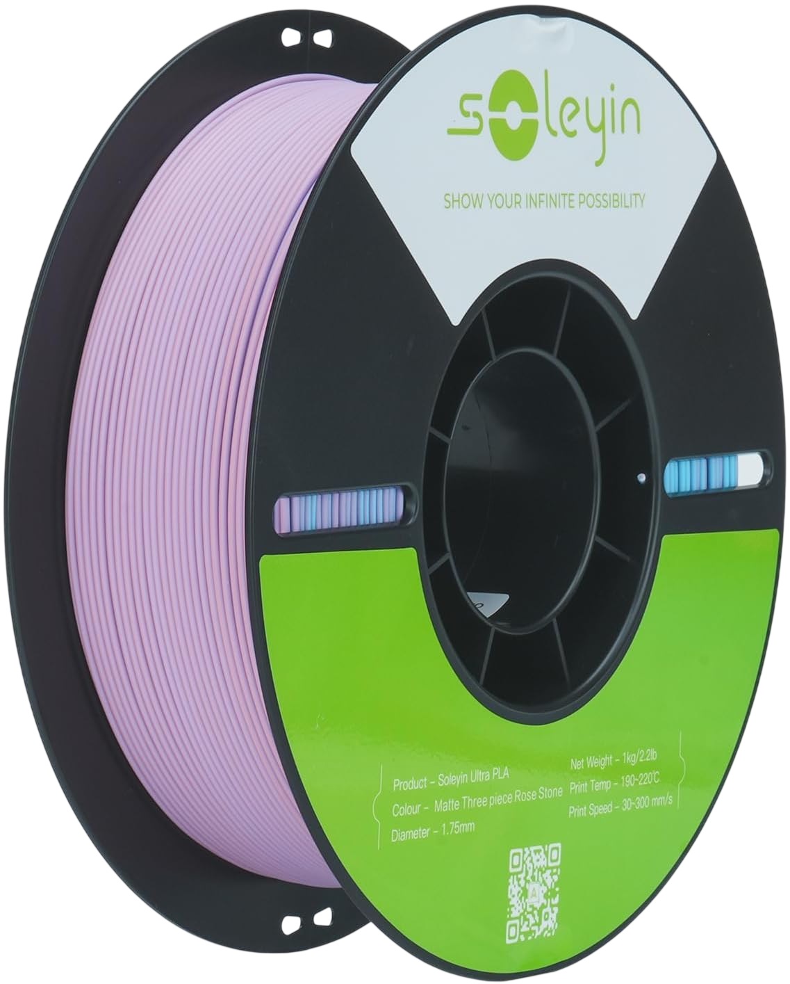 Филамент Creality PLA Soleyin Ultra, 1.75 мм, 1 кг, розовый камень