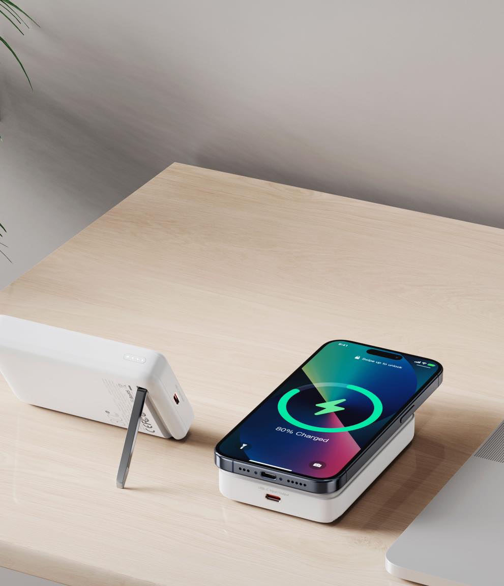 Магнитная беспроводная зарядка PD30W 10000 мАч PR247