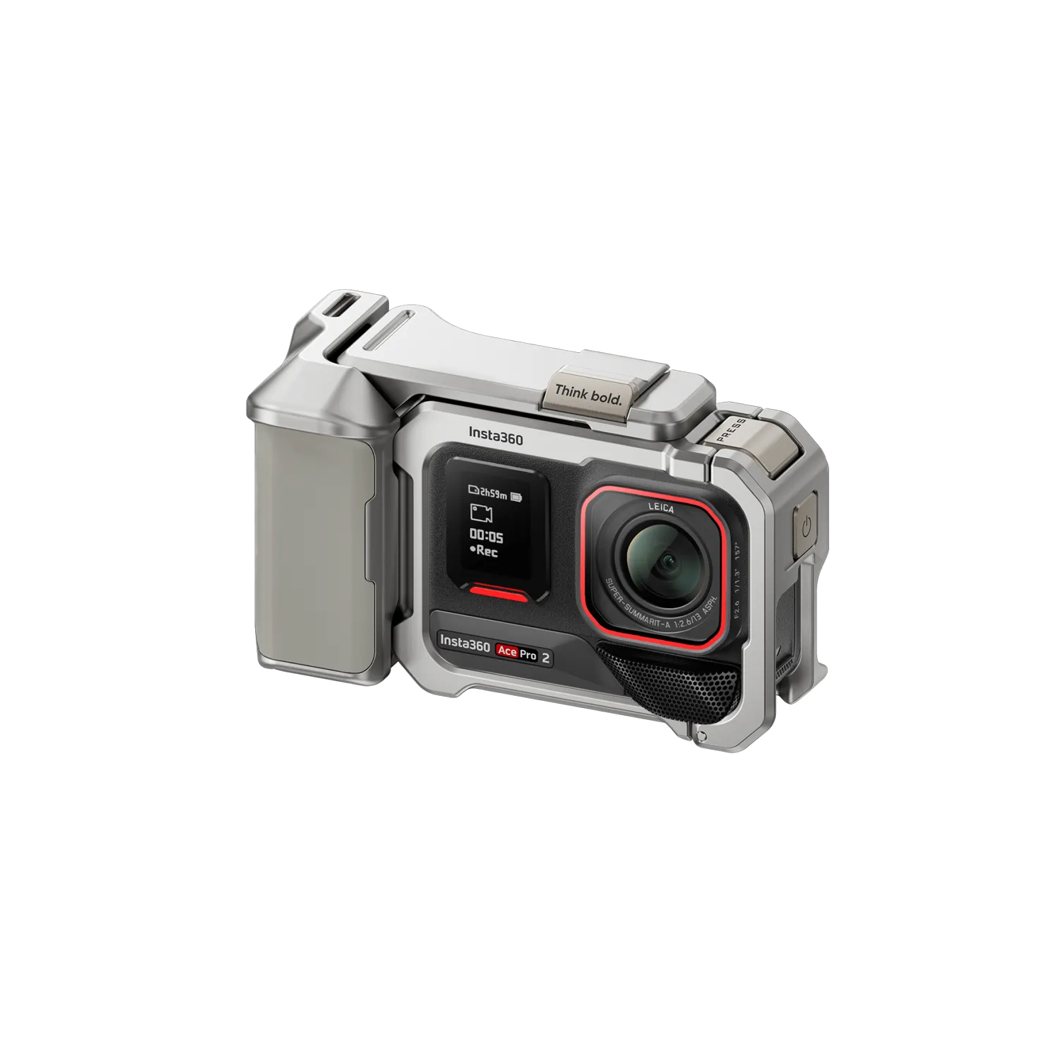 Ручка-держатель Insta360 Ace Pro 2/Ace Pro Xplorer (серебристая)