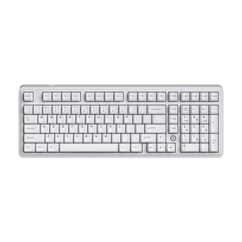 Проводная игровая клавиатура AJAZZ AK980 MAX Magnetic Grain Switch (белый)