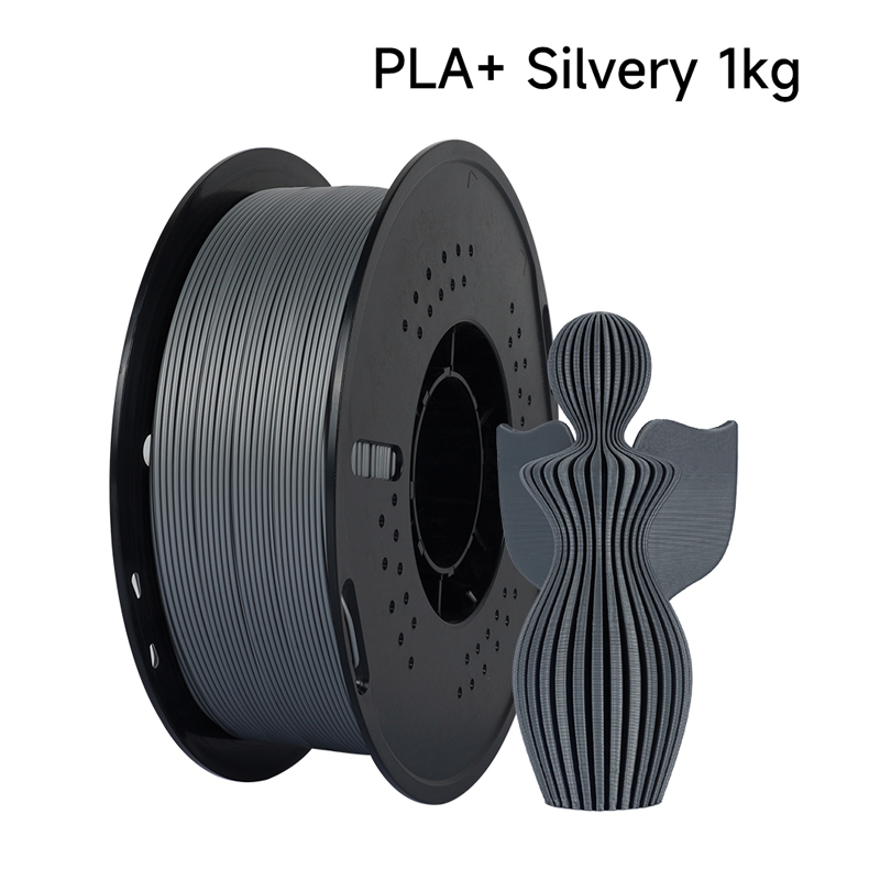 Филамент Kingroon PLA+ Silver 1.75mm 1KG
