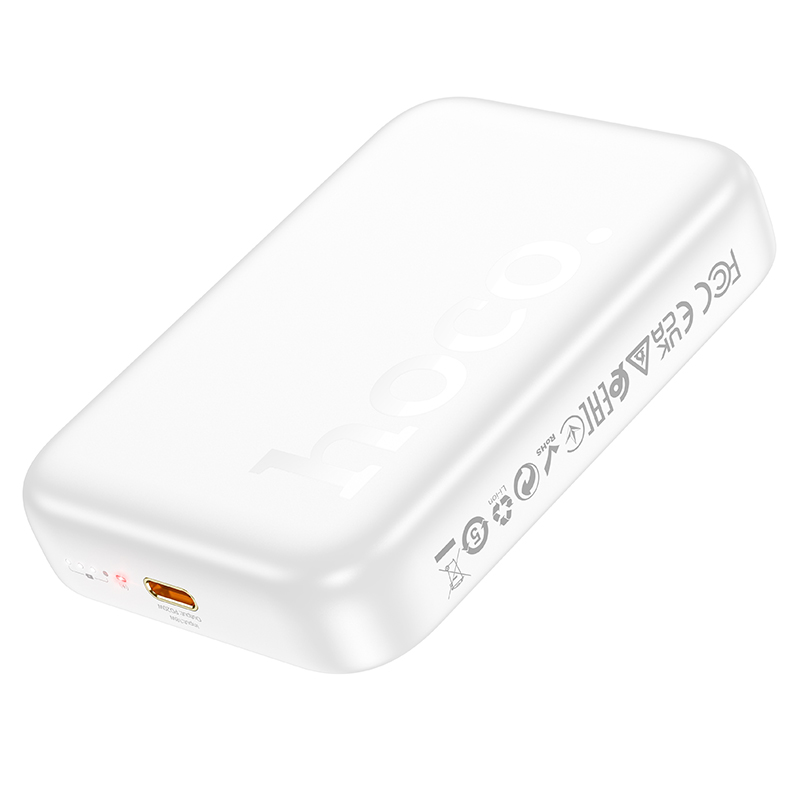 Внешний аккумулятор Hoco J117A Esteem PD20W магнитный (10000mAh, белый)