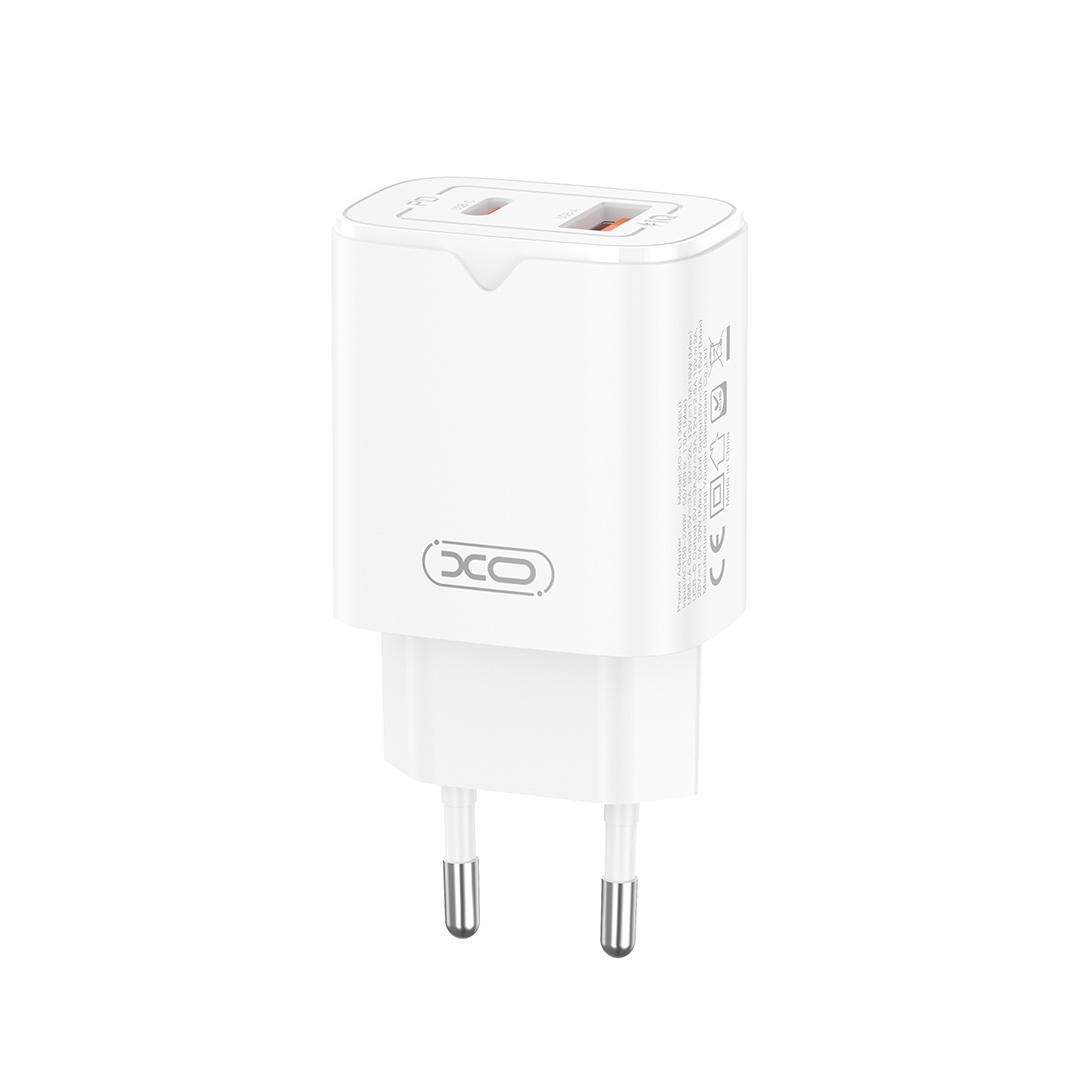 Зарядное устройство L130 PD30W/QC18W (1USB-C+1USB-A)