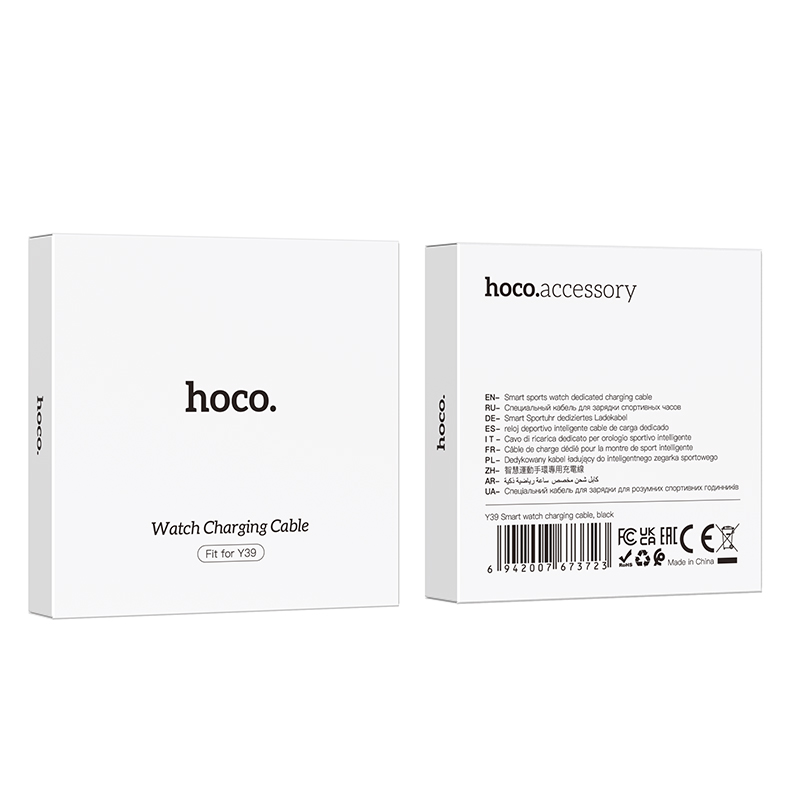 Кабель для зарядки часов Hoco Y39 (черный)