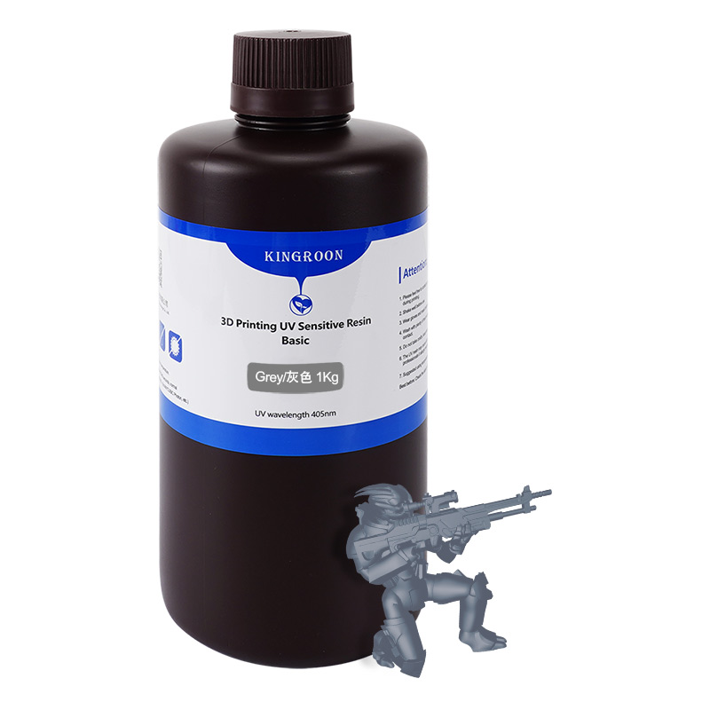 Фотополимерная смола Kingroon Standard Resin Gray 1000ml