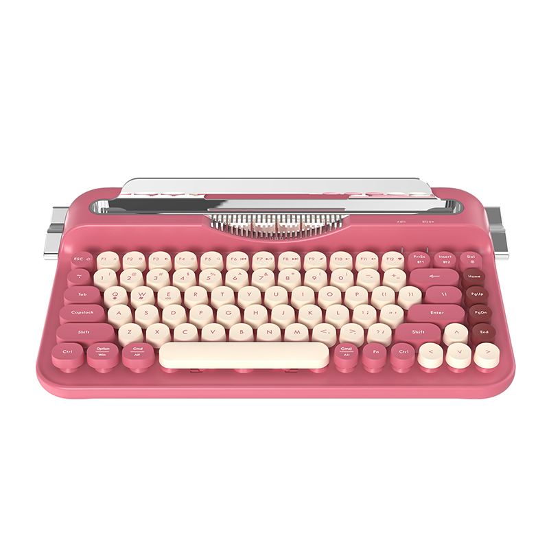 Беспроводная клавиатура AJAZZ AF84 (розовый)