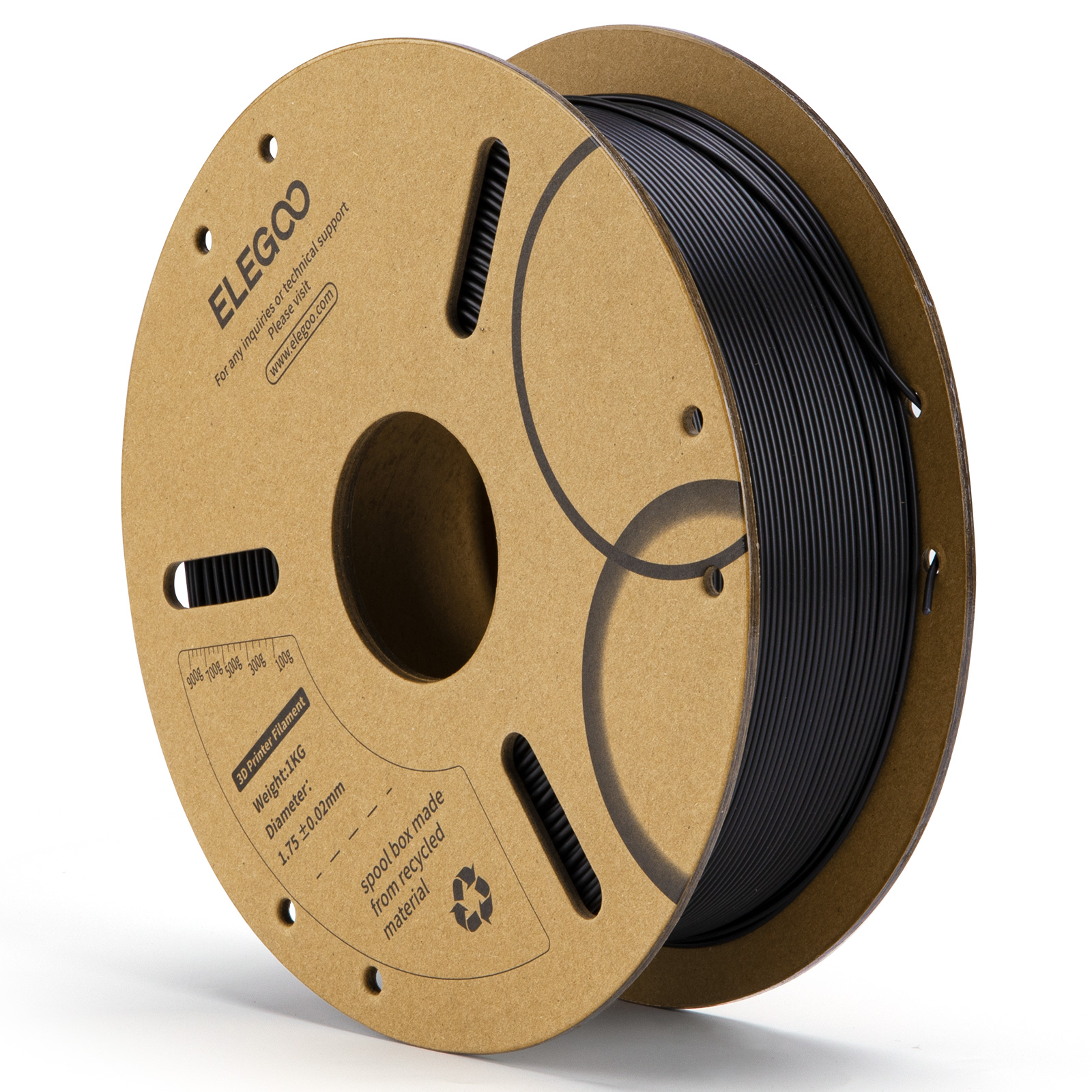 Филамент Elegoo PLA filament 1000g (черный)