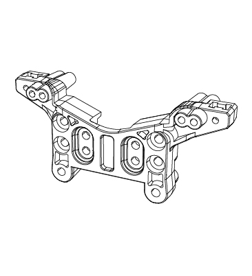Стойка заднего аммортизатора для MJX 1/16 
