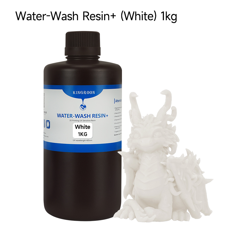 Фотополимерная смола Kingroon Water Wash Resin+ White 1000ml