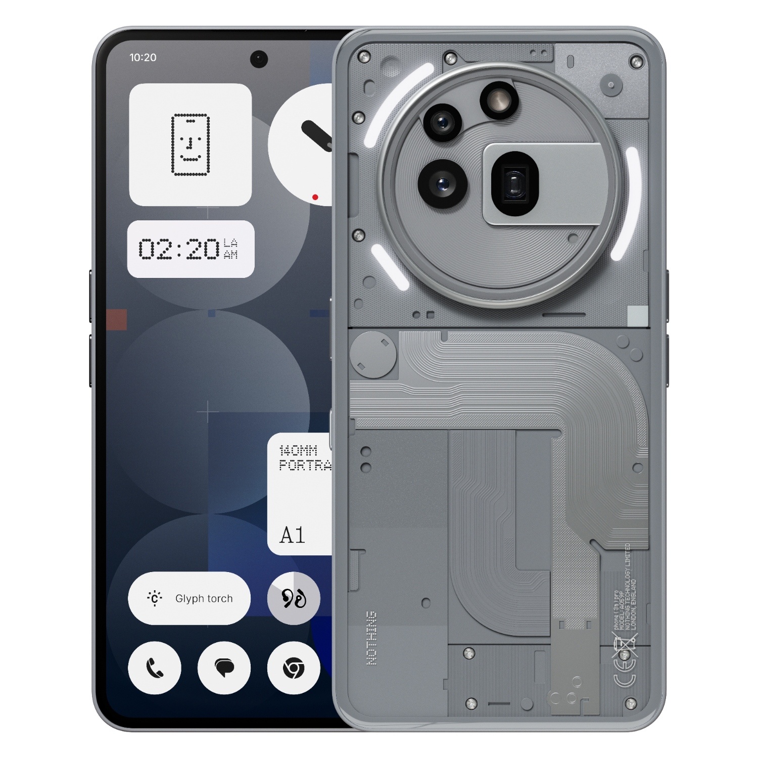 Телефон Nothing Phone (3a) Pro 12GB/256GB (серый)