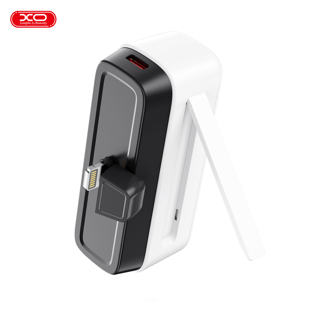 Мобильное устройство быстрой зарядки с подсветкой и держателем 5 000 mAh PR244 (iP)