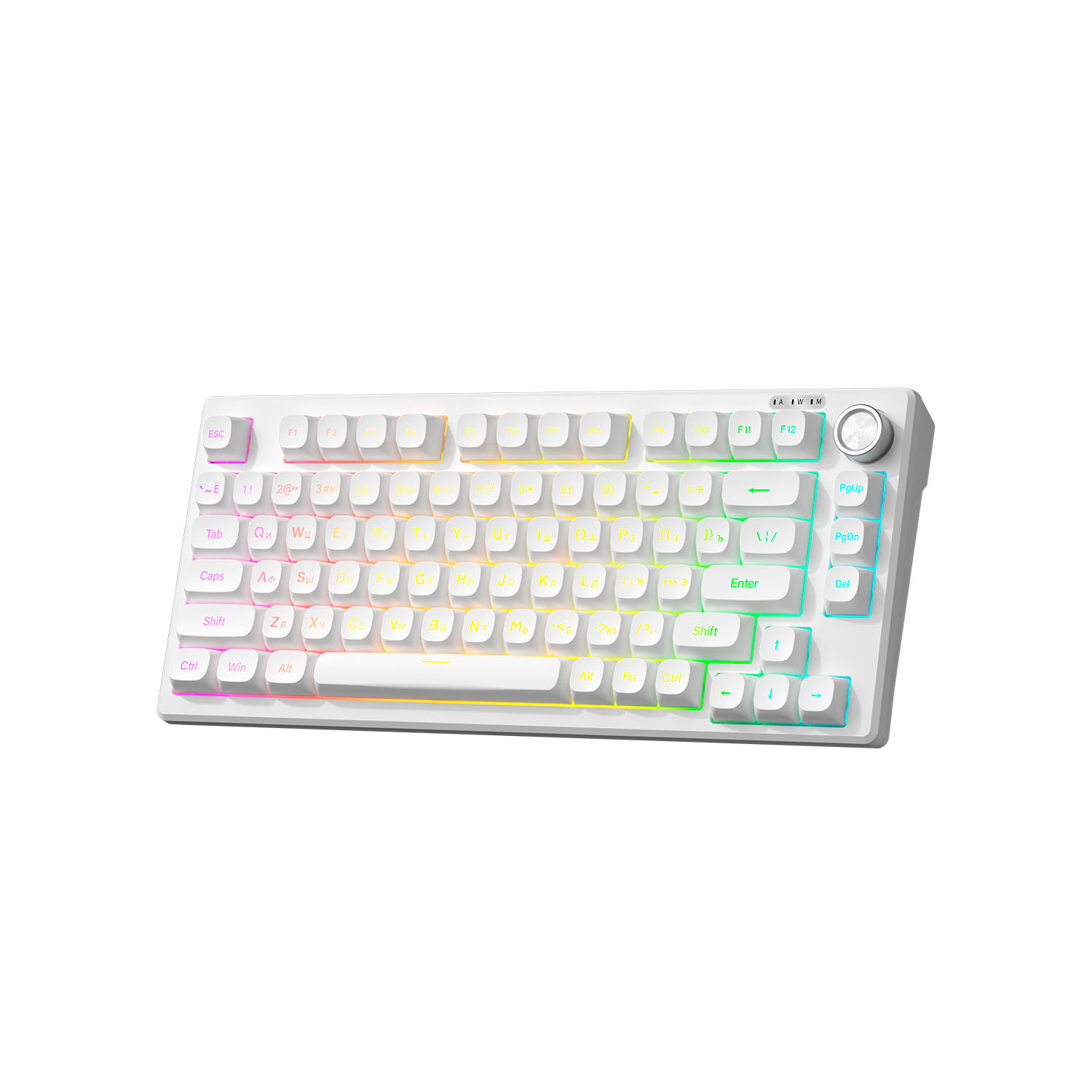Проводная игровая клавиатура FURYCUBE IP75 (белый)