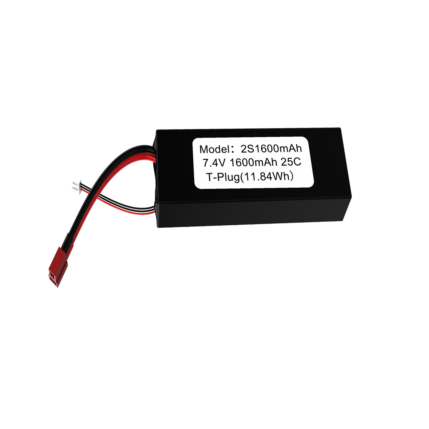 Литиевый аккумулятор Mason 1600mAh 2S (25C) 7.4V Т