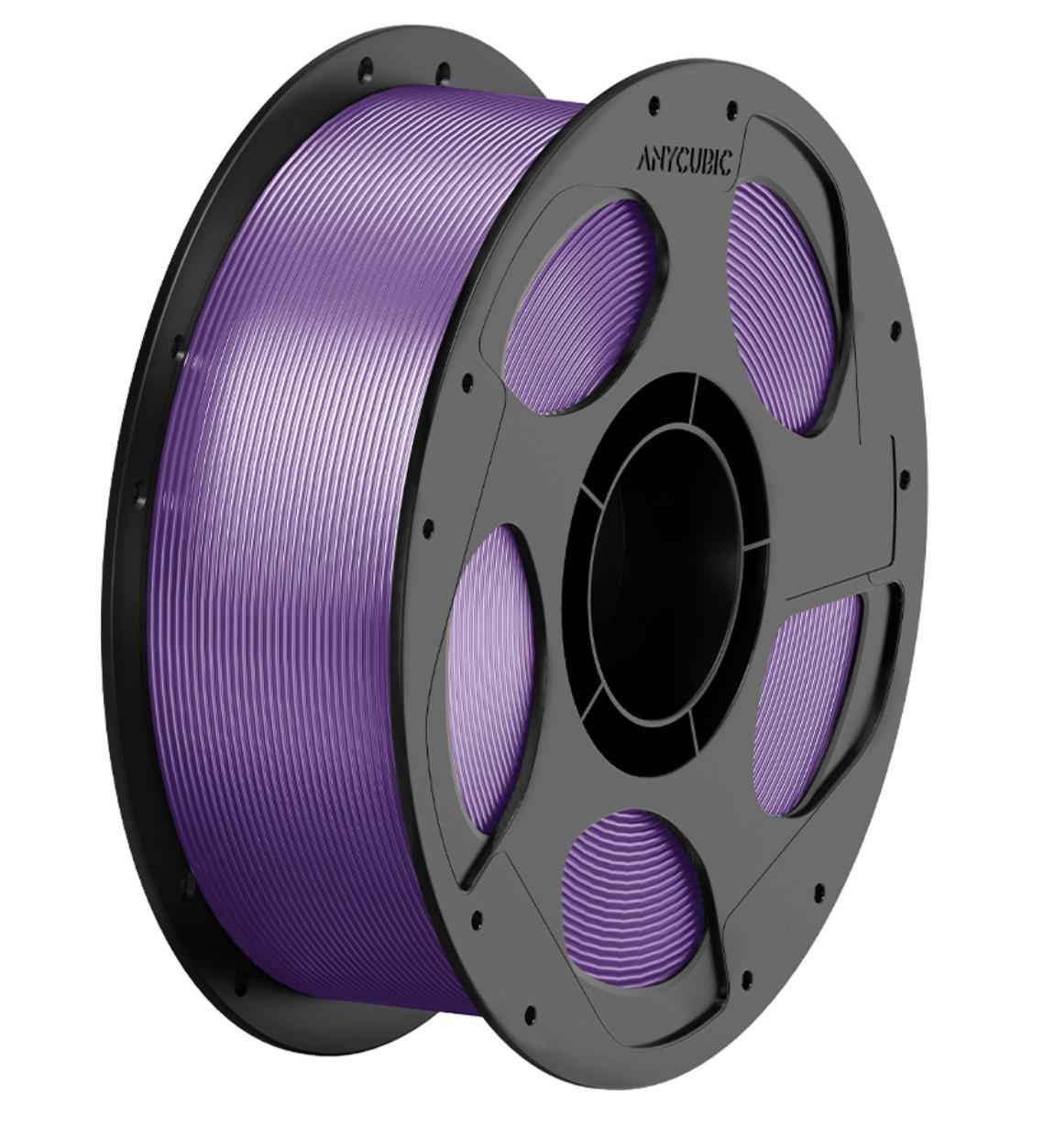 Филамент Anycubic PETG, 1.75 мм, 1 кг, полупрозрачный фиолетовый