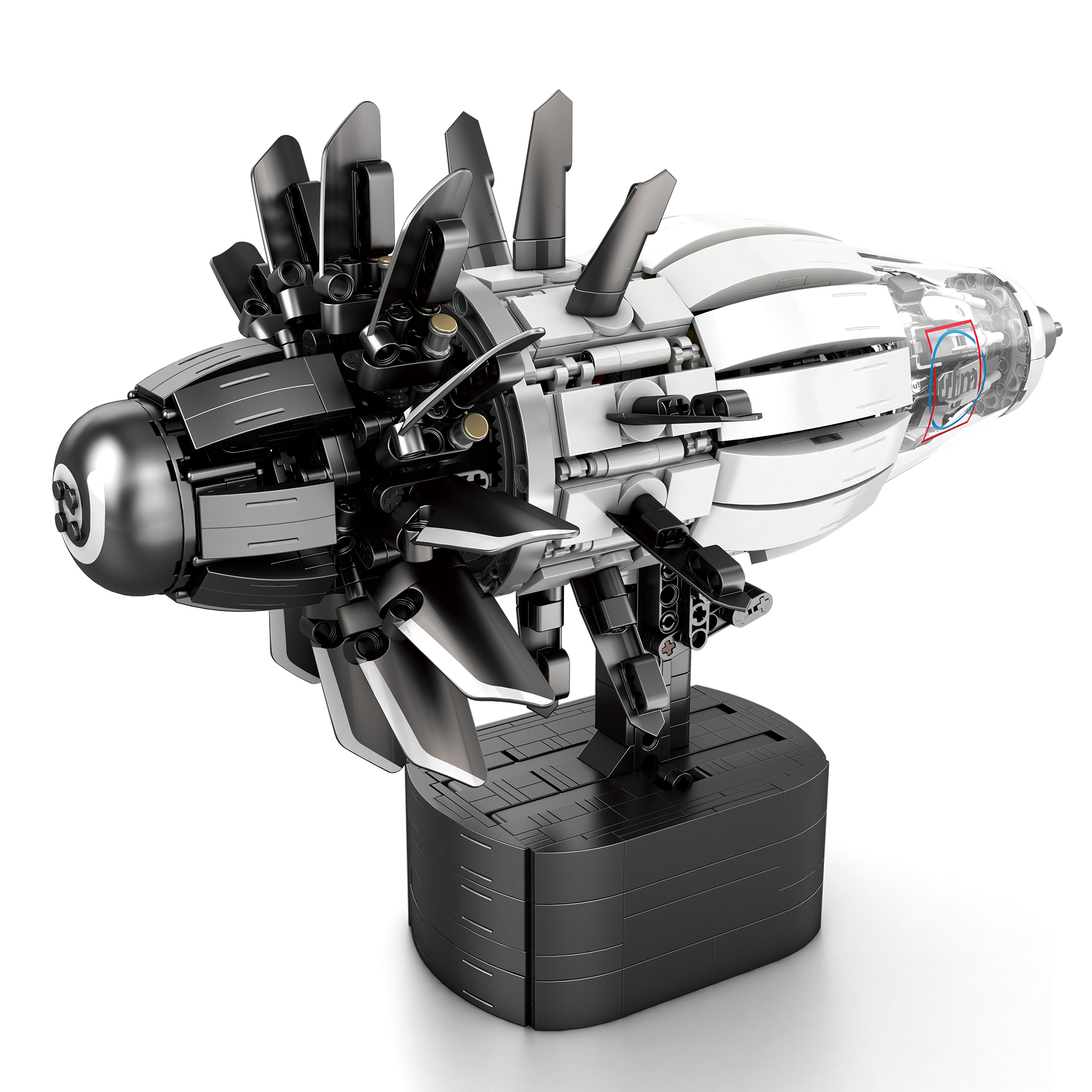 Конструктор Самолётный Двигатель Reobrix 33018