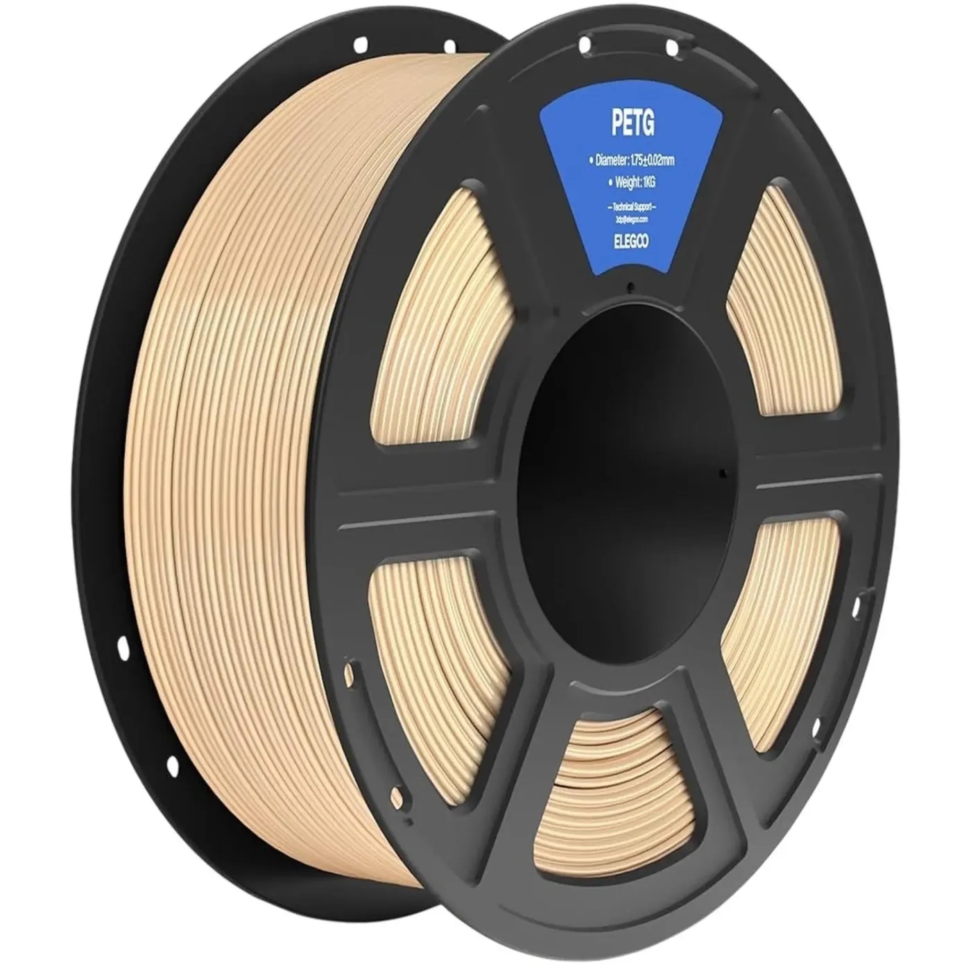 Филамент Elegoo PETG, 1.75 мм, 1 кг, бежевый