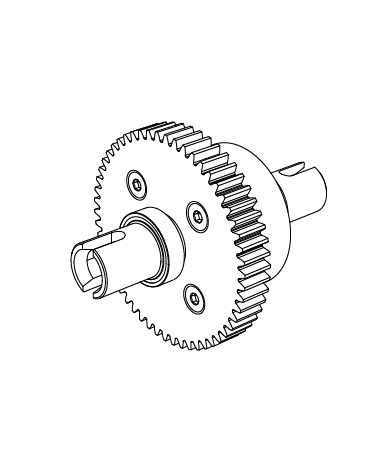 Центральный дифференциал для MJX 1/7 (P73420C)