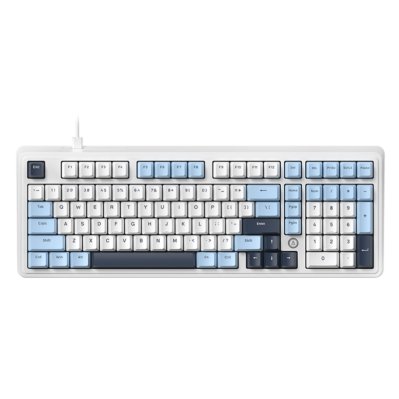 Проводная игровая клавиатура AJAZZ AK980 Daydream Switch (синий/белый/голубой)