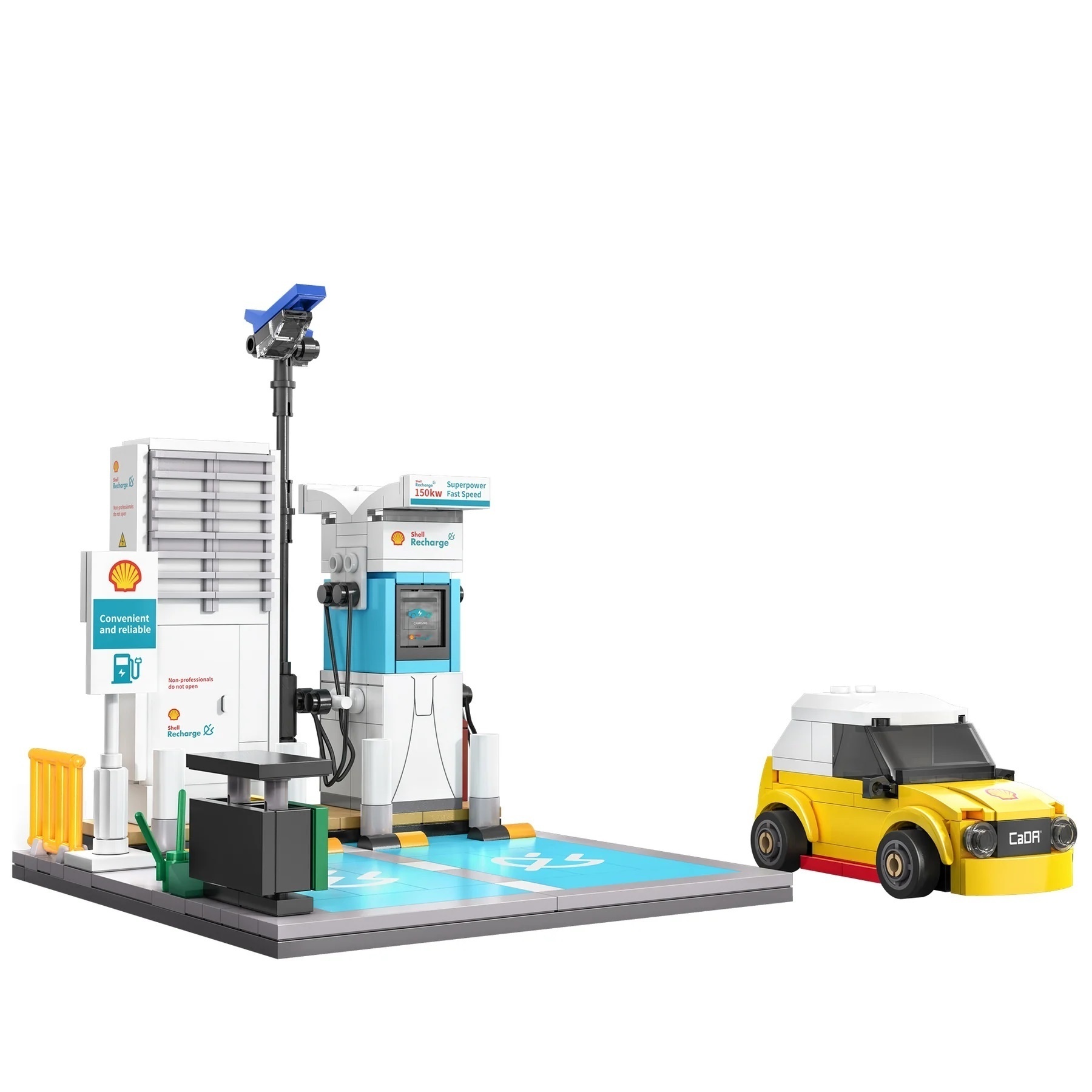 Конструктор CaDa заправка Shell Retail Station C66029W