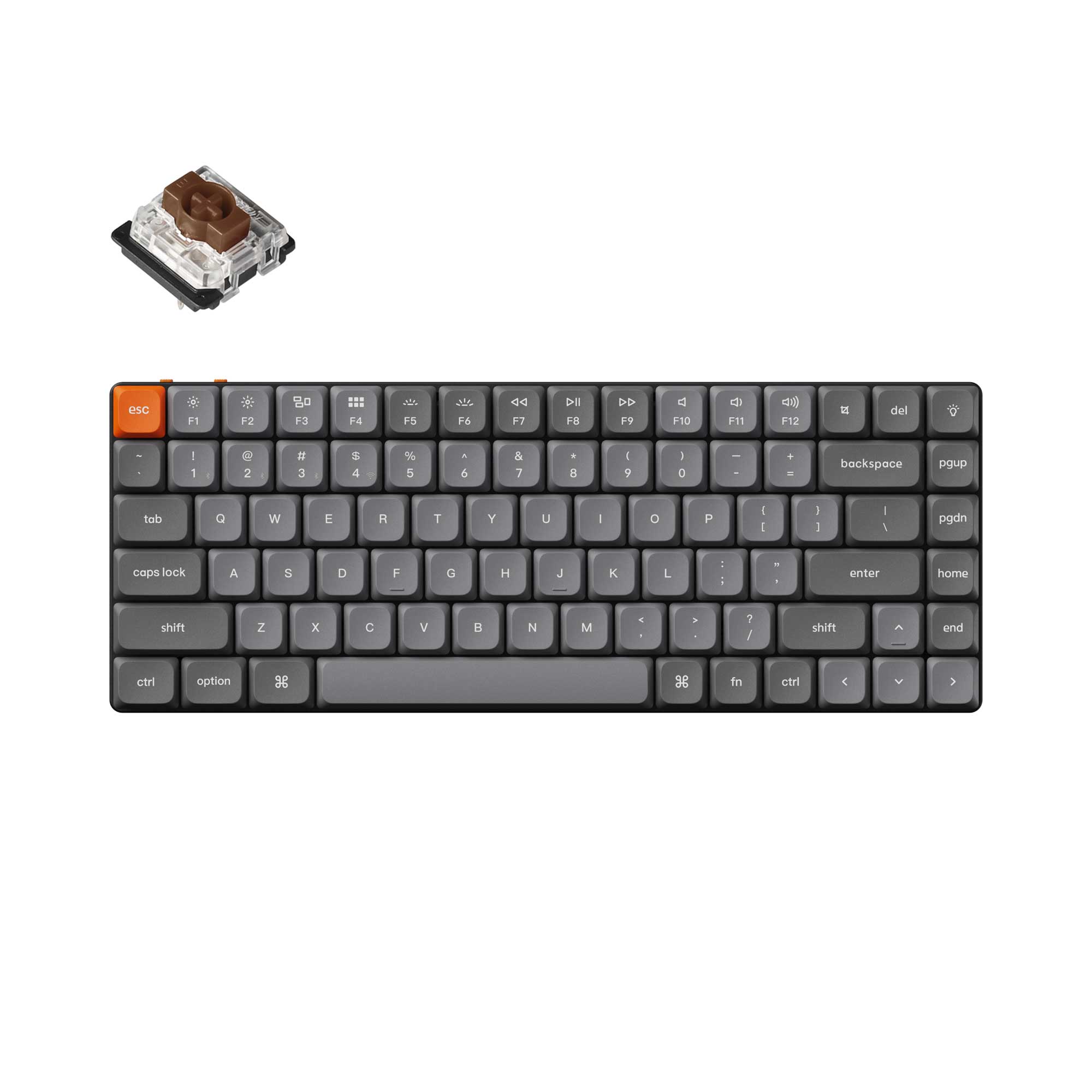 Компьютерная клавиатура Keychron K3 Max Gateron RGB Backlight Brown Switch