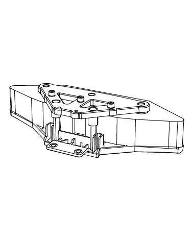 Передний бампер для MJX 1/7 (P73100B)