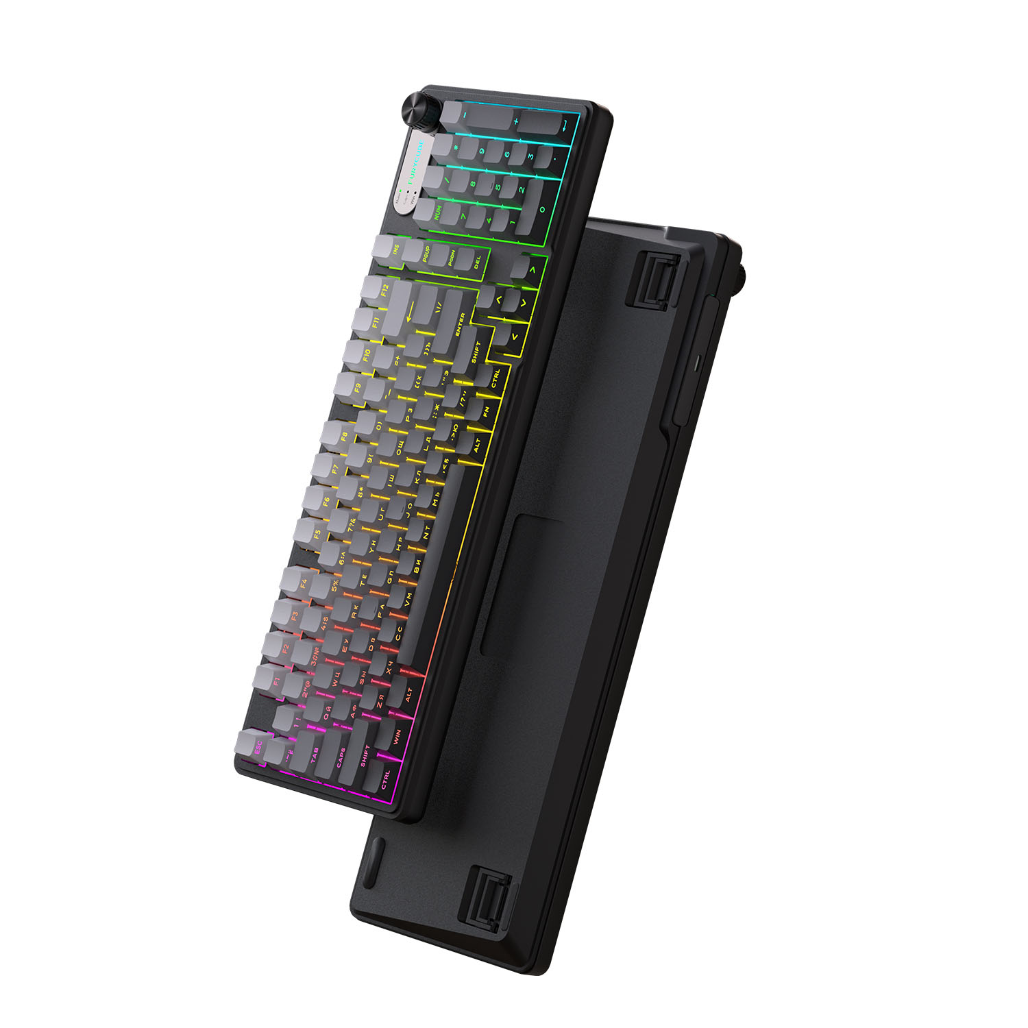 Проводная игровая клавиатура FURYCUBE IP98 (градиент/серый)