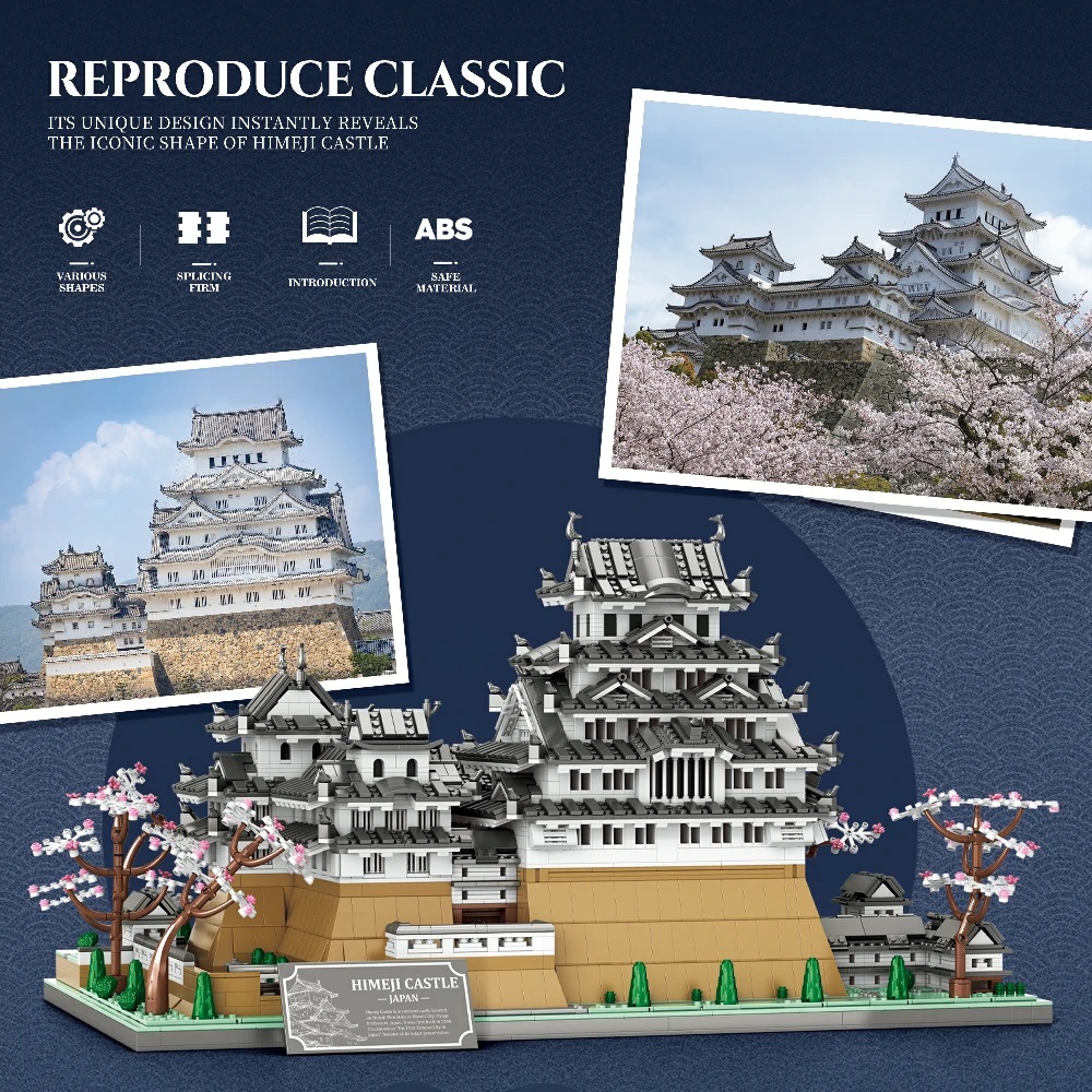 Конструктор Замок Химэдзи Reobrix 55017
