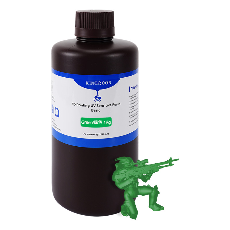 Фотополимерная смола Kingroon Standard Resin Transparent Green 1000ml