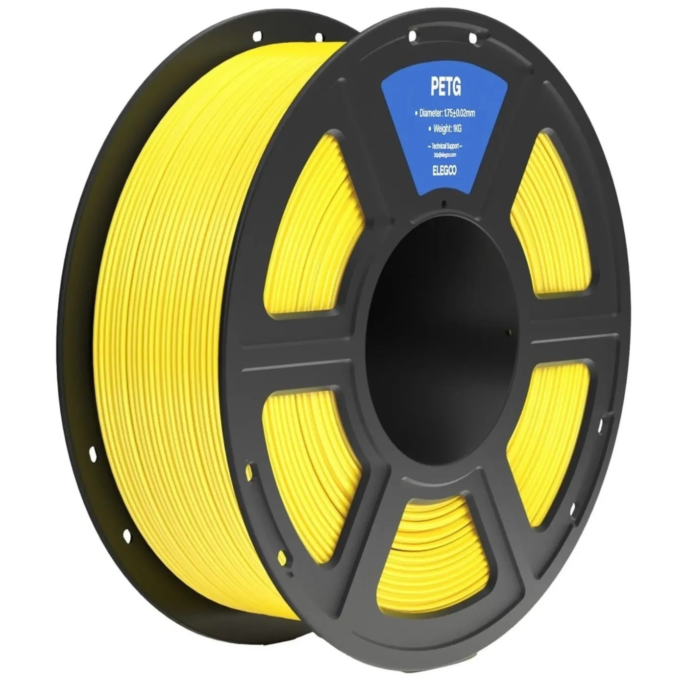 Филамент Elegoo PETG, 1.75 мм, 1 кг, желтый