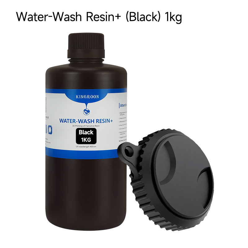 Фотополимерная смола Kingroon Water Wash Resin+ Black 1000ml