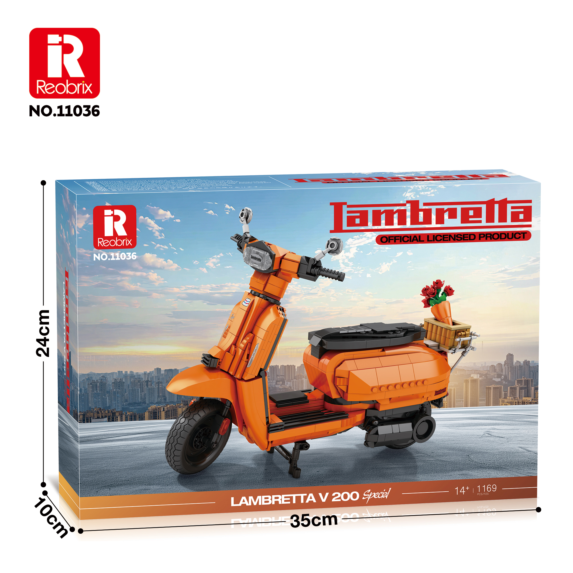 Конструктор Ретро Скутер Reobrix 11036