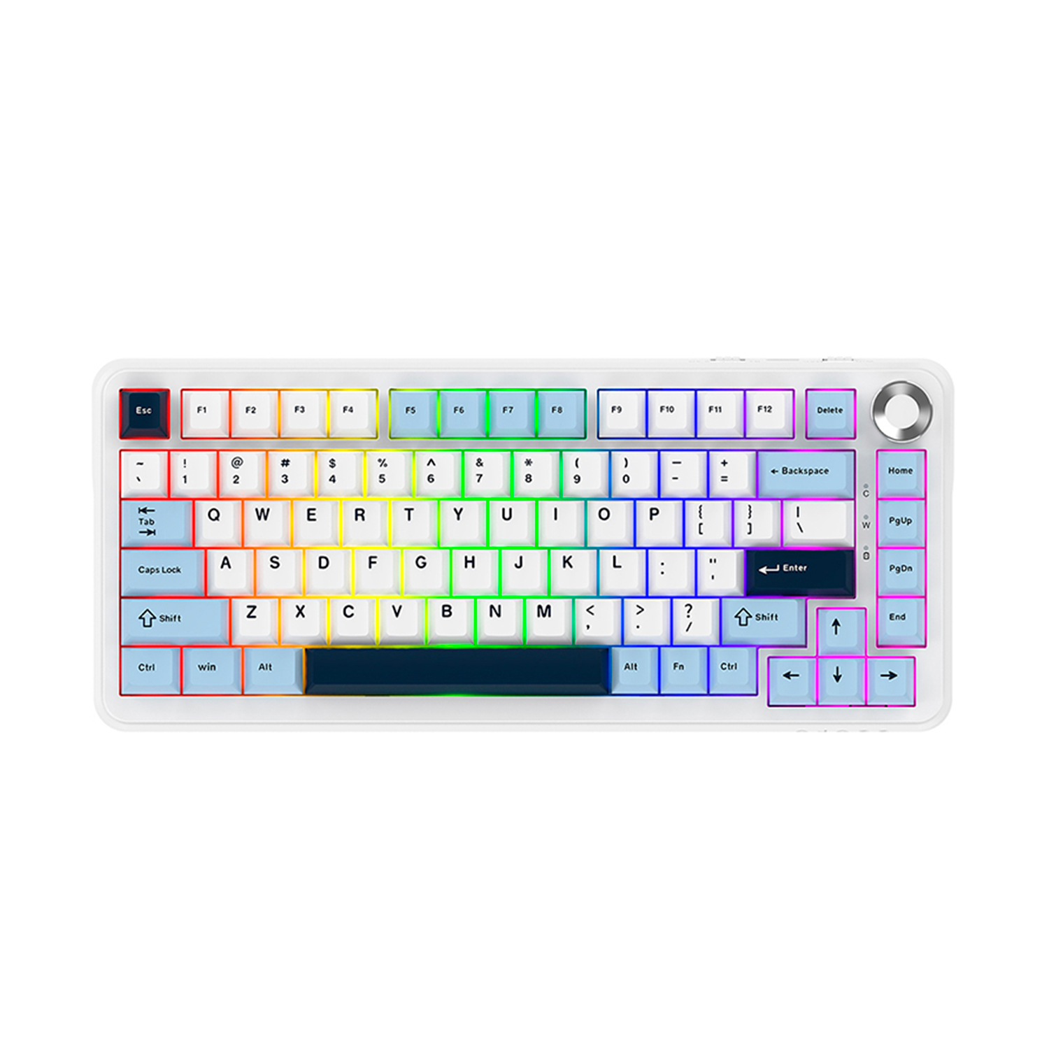 Беспроводная игровая клавиатура AJAZZ AK820 MAX PLUS Daydream Switch (белый/голубой)