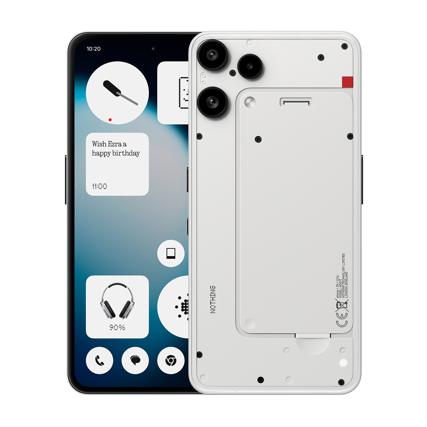 Смартфон Nothing Phone (3a) Lite 8/256GB (белый)