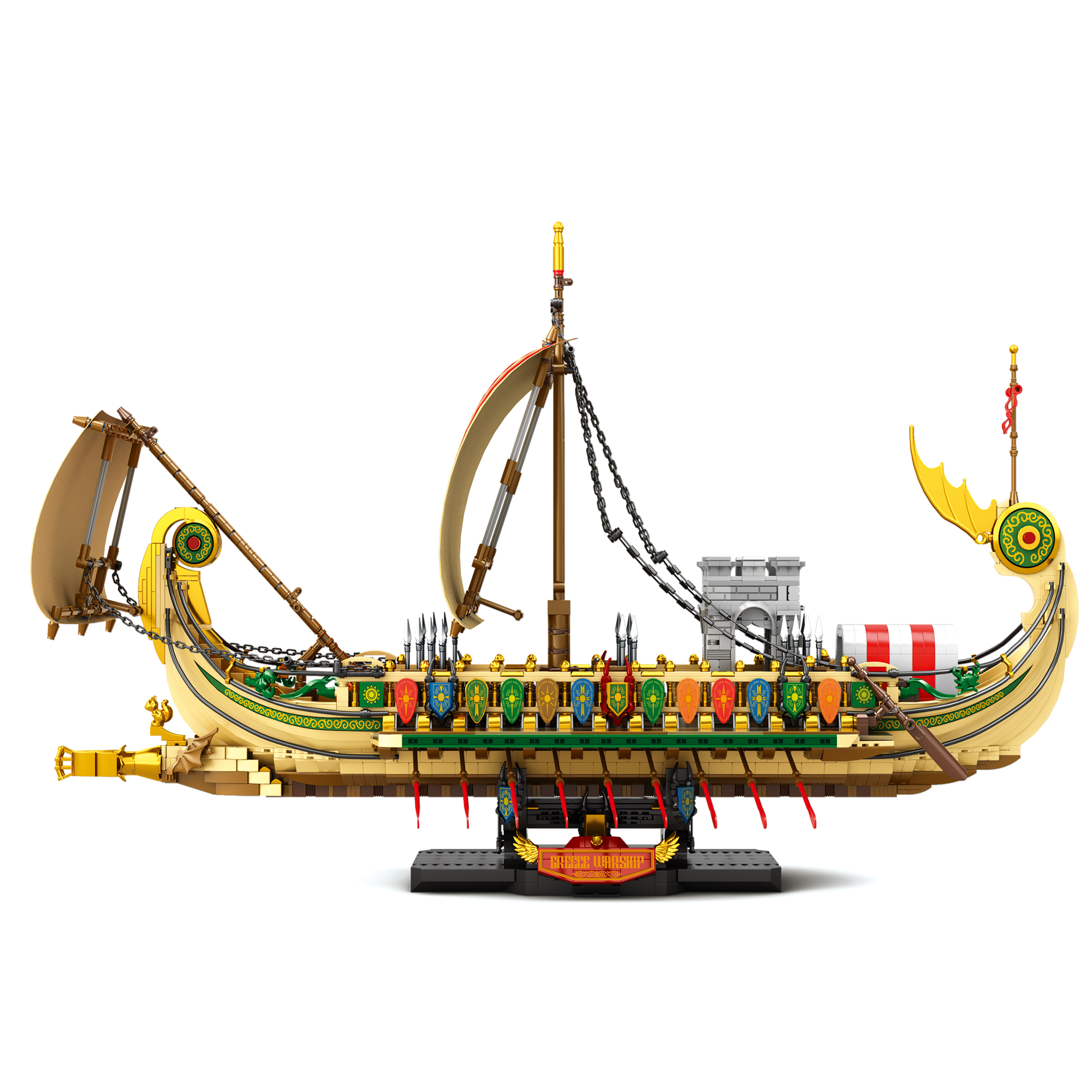 Конструктор Греческая триера Reobrix 66102