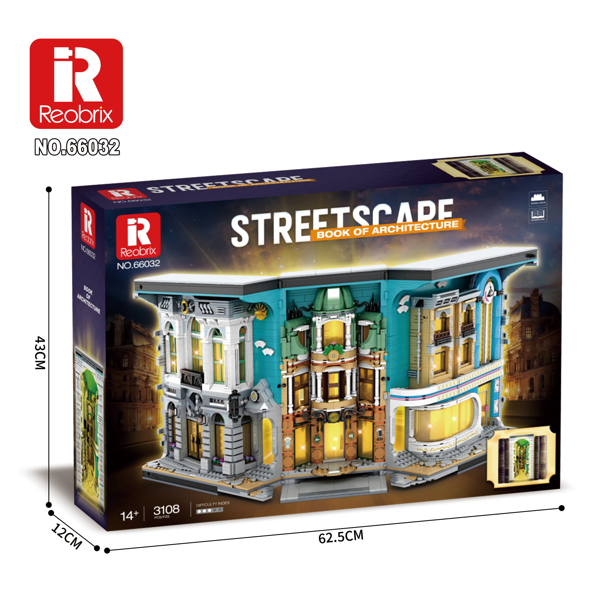 Конструктор Книга Reobrix 66032 Старинная улица