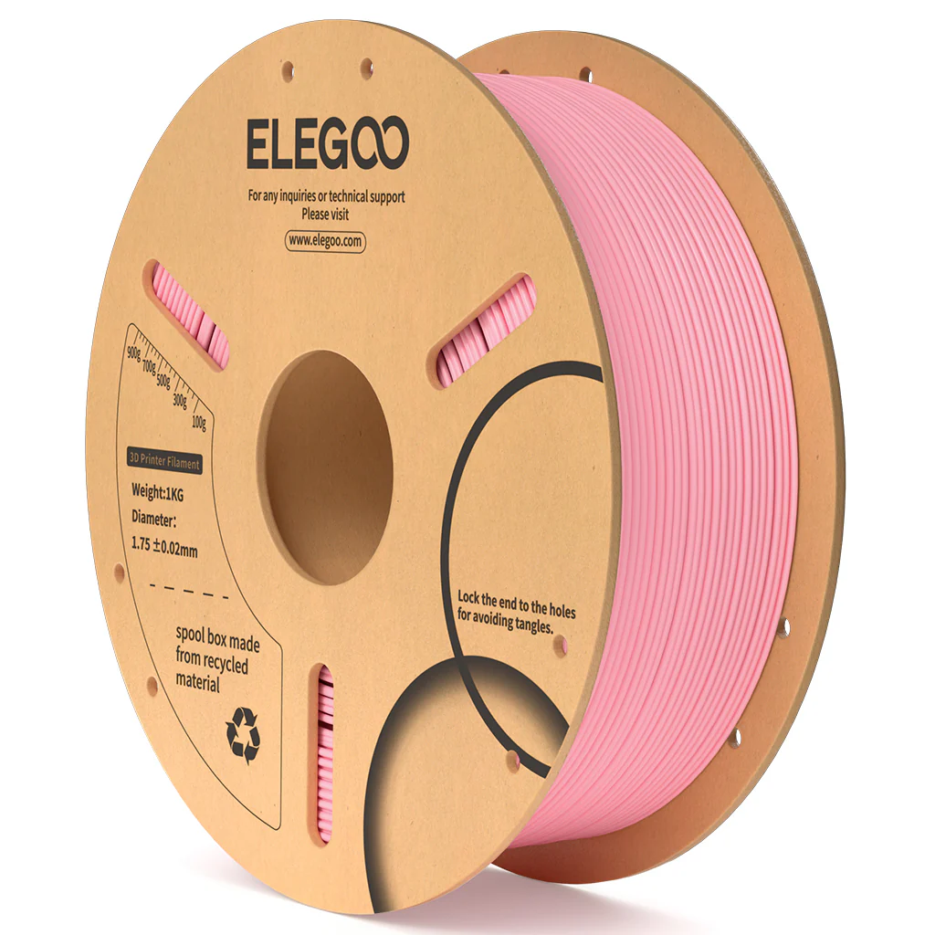 Филамент Elegoo PLA Cardboard Spool (розовый) 1000g